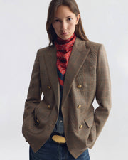 SILK TWILL SCARF IN ASCOT DOT