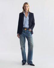 ELIO COTTON SHIRT IN LIGHT BLUE