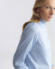 ELIO COTTON SHIRT IN LIGHT BLUE