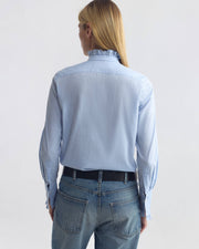 ELIO COTTON SHIRT IN LIGHT BLUE