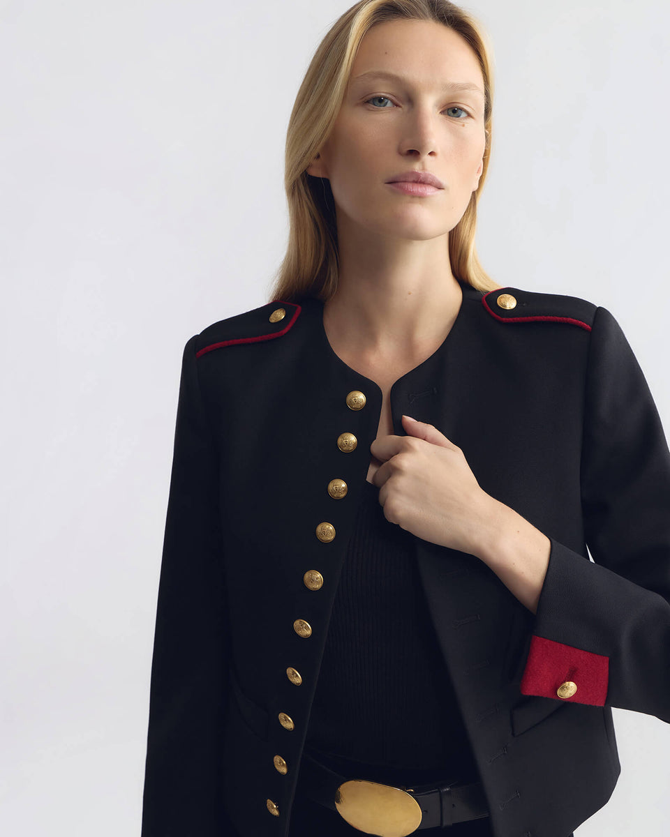 NOE SHORT WOOL JACKET IN NOE SHORT WOOL JACKET