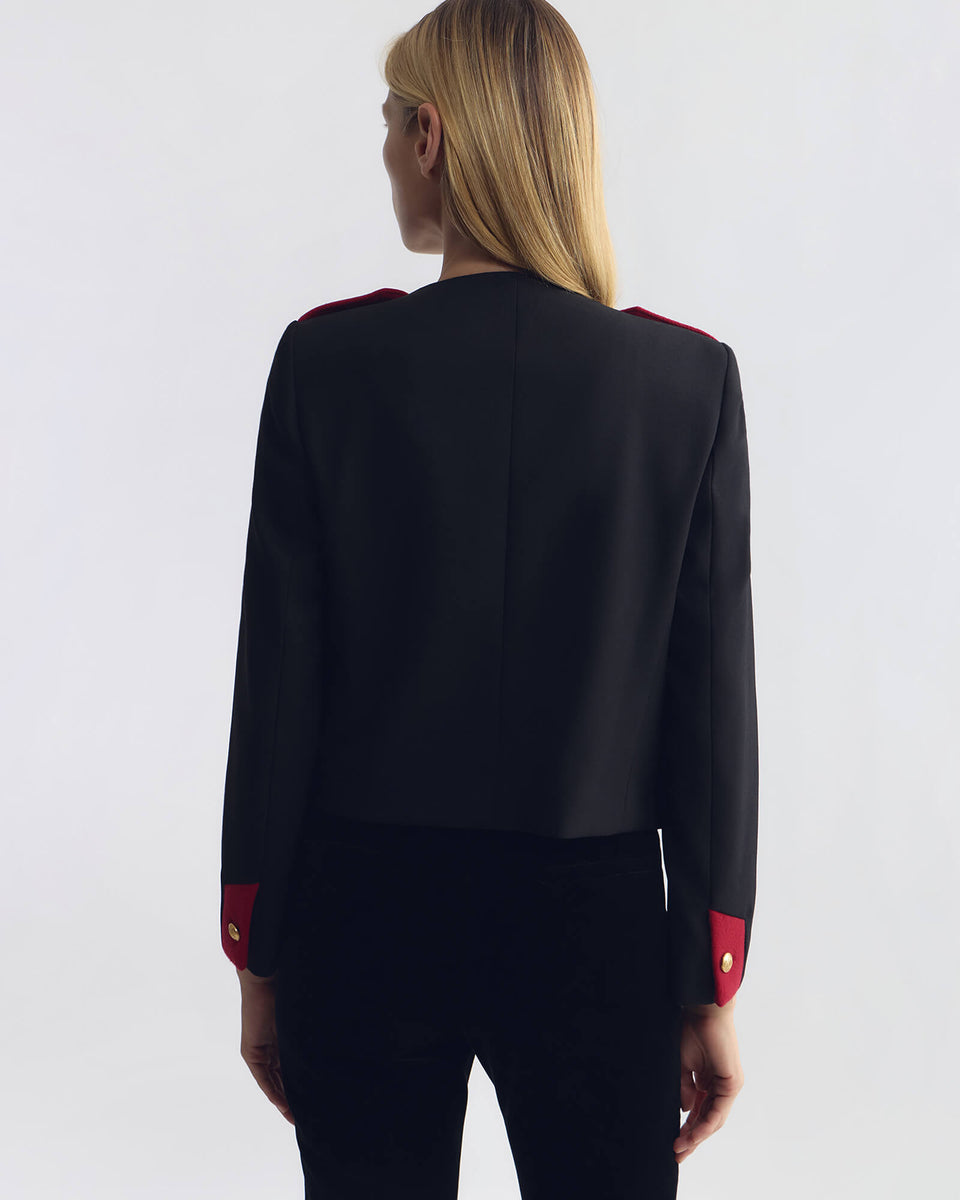 NOE SHORT WOOL JACKET IN NOE SHORT WOOL JACKET