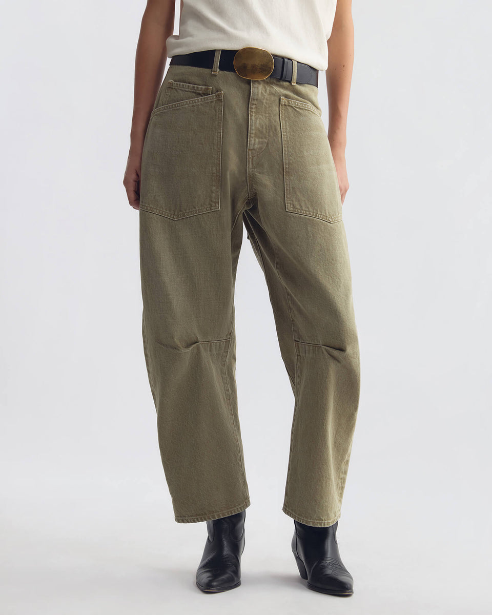 SHON JEAN IN VINTAGE OLIVE WASH