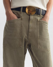 SHON JEAN IN VINTAGE OLIVE WASH