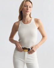 LOTTIE WOOL TANK IN IVORY
