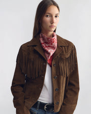 BANDANA SILK TWILL SCARF IN GARNET/ STONE