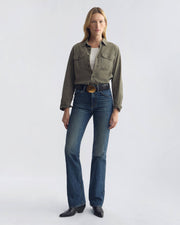 ESTELL DENIM SHIRT IN JUNIPER WASH