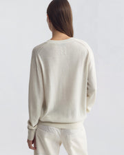 ASHTON WOOL SWEATER IN IVORY