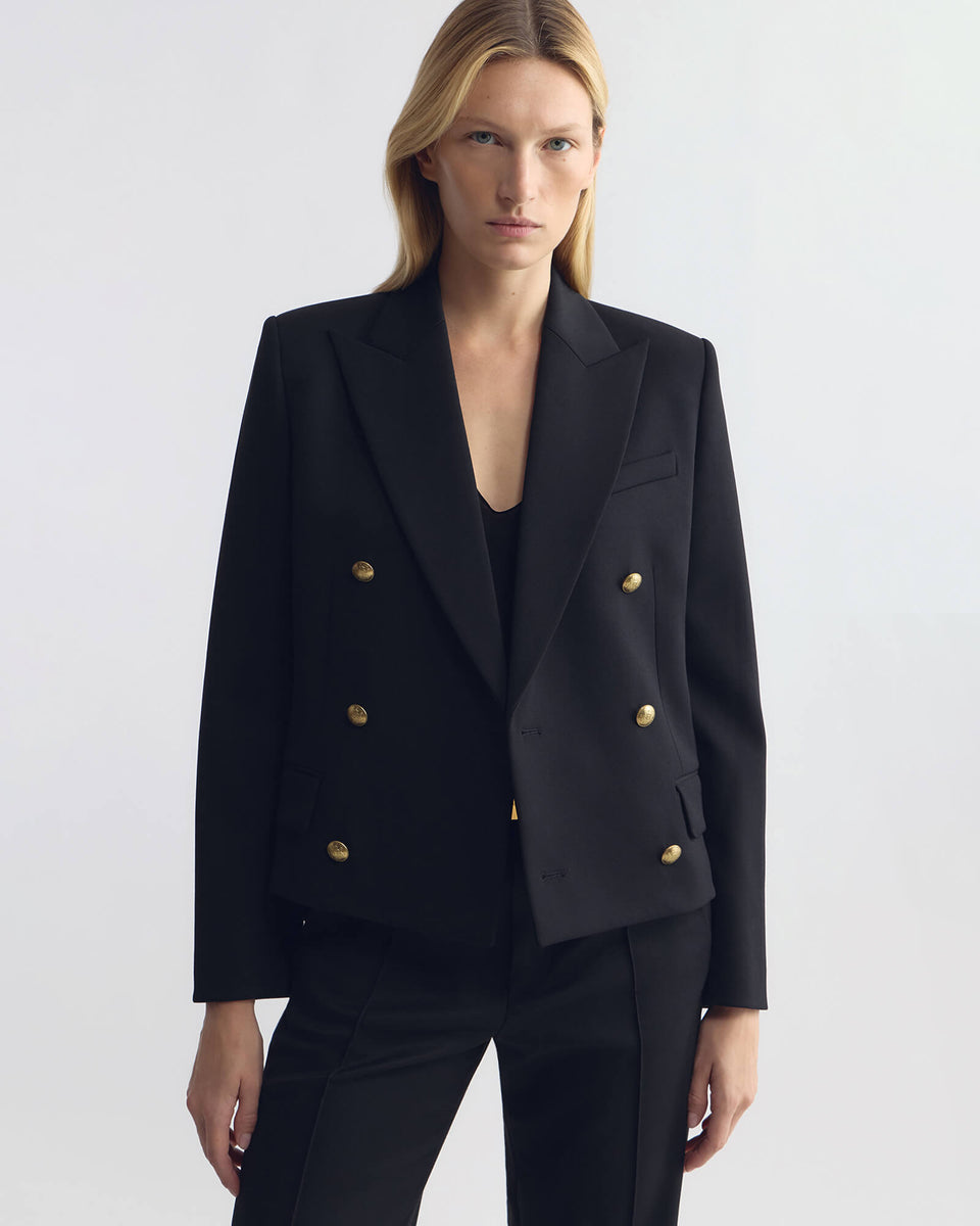 ALDER WOOL JACKET IN BLACK