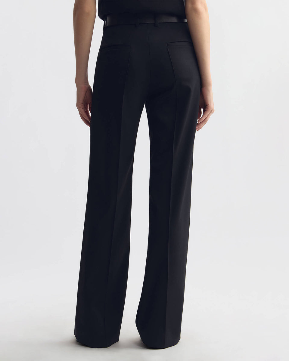 ETOILE WOOL TUXEDO PANT IN BLACK
