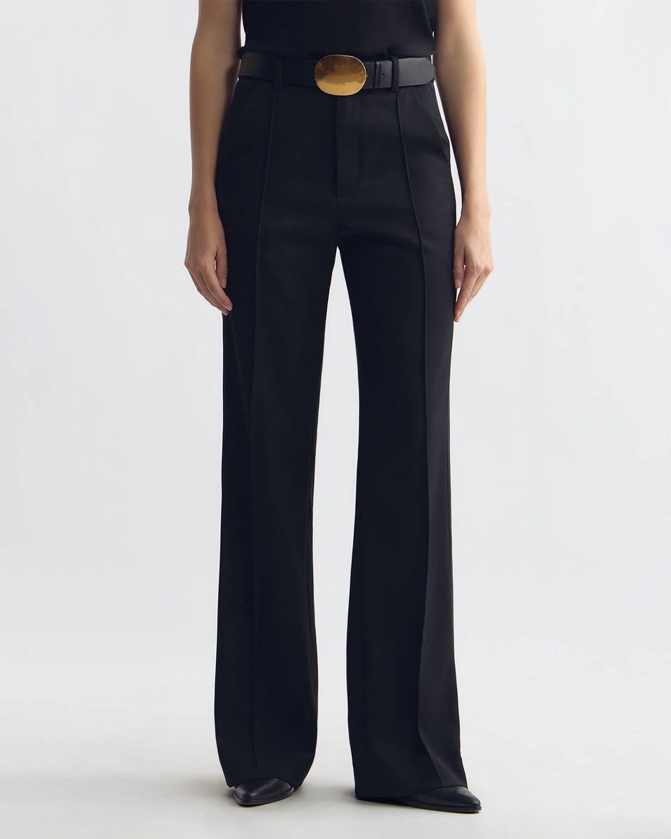 ETOILE WOOL TUXEDO PANT IN BLACK