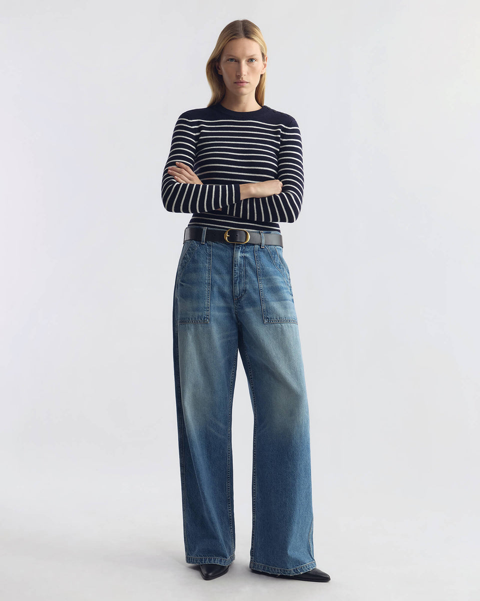 ASTER DENIM PANT IN ROSEBOWL WASH