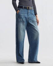 ASTER DENIM PANT IN ROSEBOWL WASH
