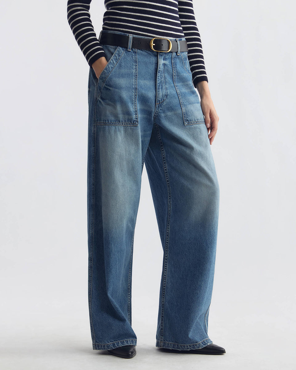ASTER DENIM PANT IN ROSEBOWL WASH