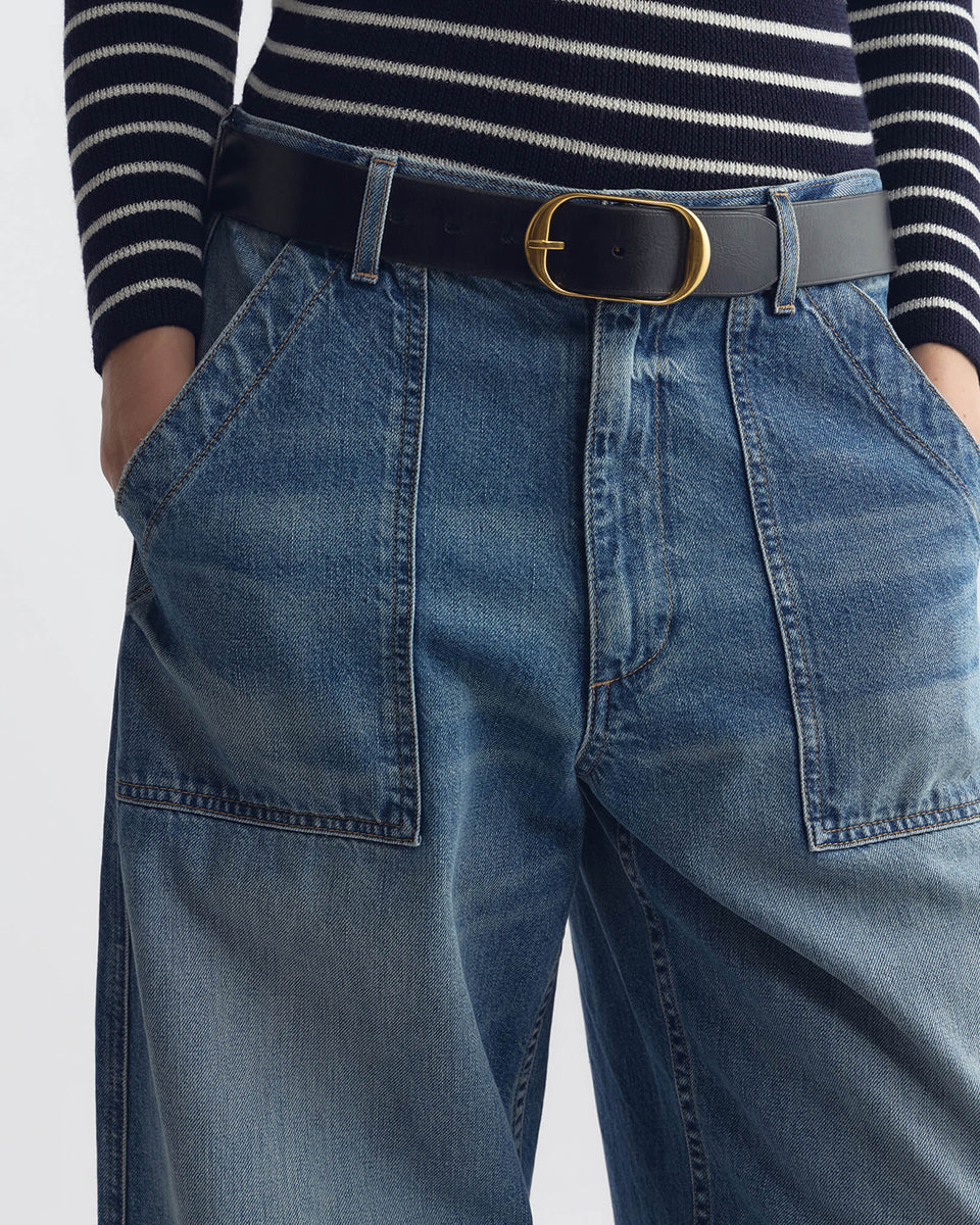 ASTER DENIM PANT IN ROSEBOWL WASH
