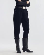 AYMON CORDUROY RIDING PANT IN BLACK
