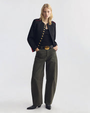 TRIBECA BEDFORD CORDUROY PANT IN PINE