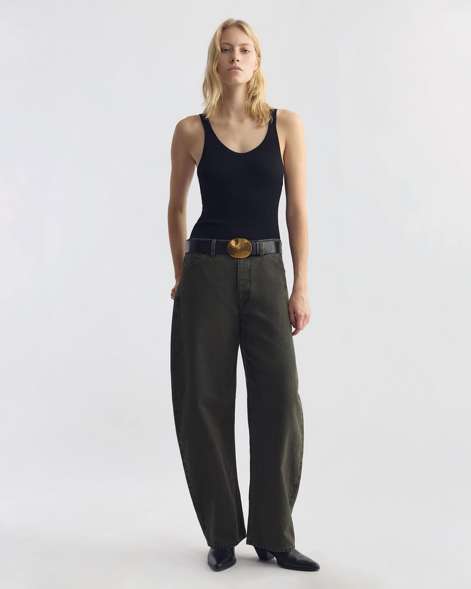TRIBECA BEDFORD CORDUROY PANT IN PINE