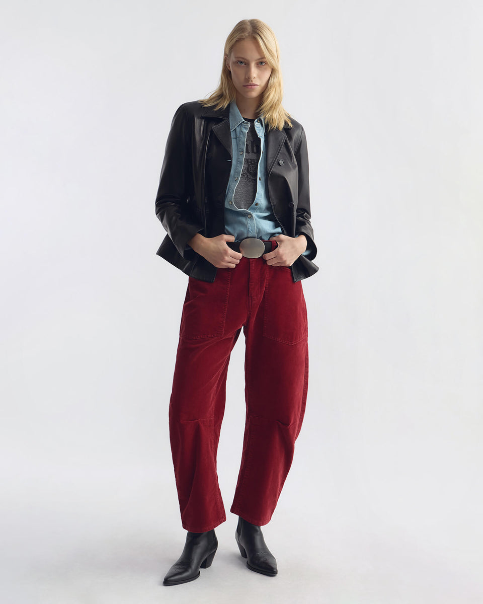 SHON CORDUROY PANT IN ROSE