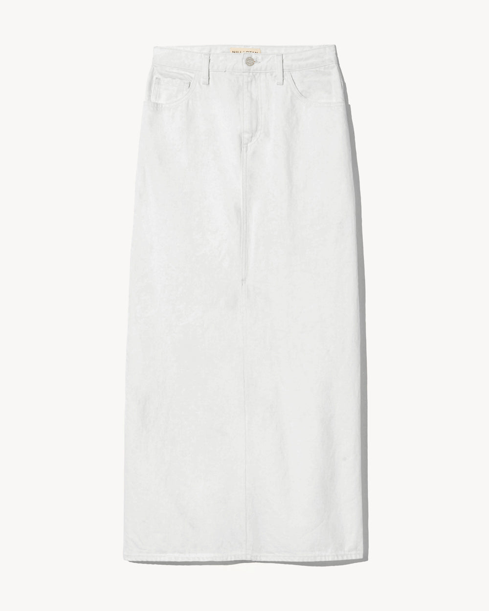OZZY DENIM SKIRT IN CREAM