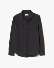TRAVIS DENIM SHIRT IN BLACK