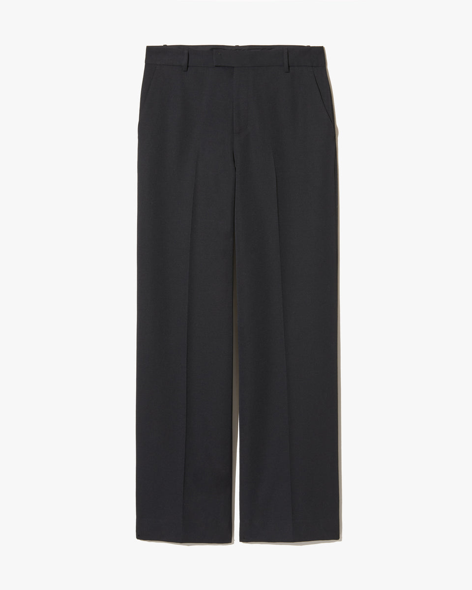 CASSIUS WOOL PANT IN BLACK