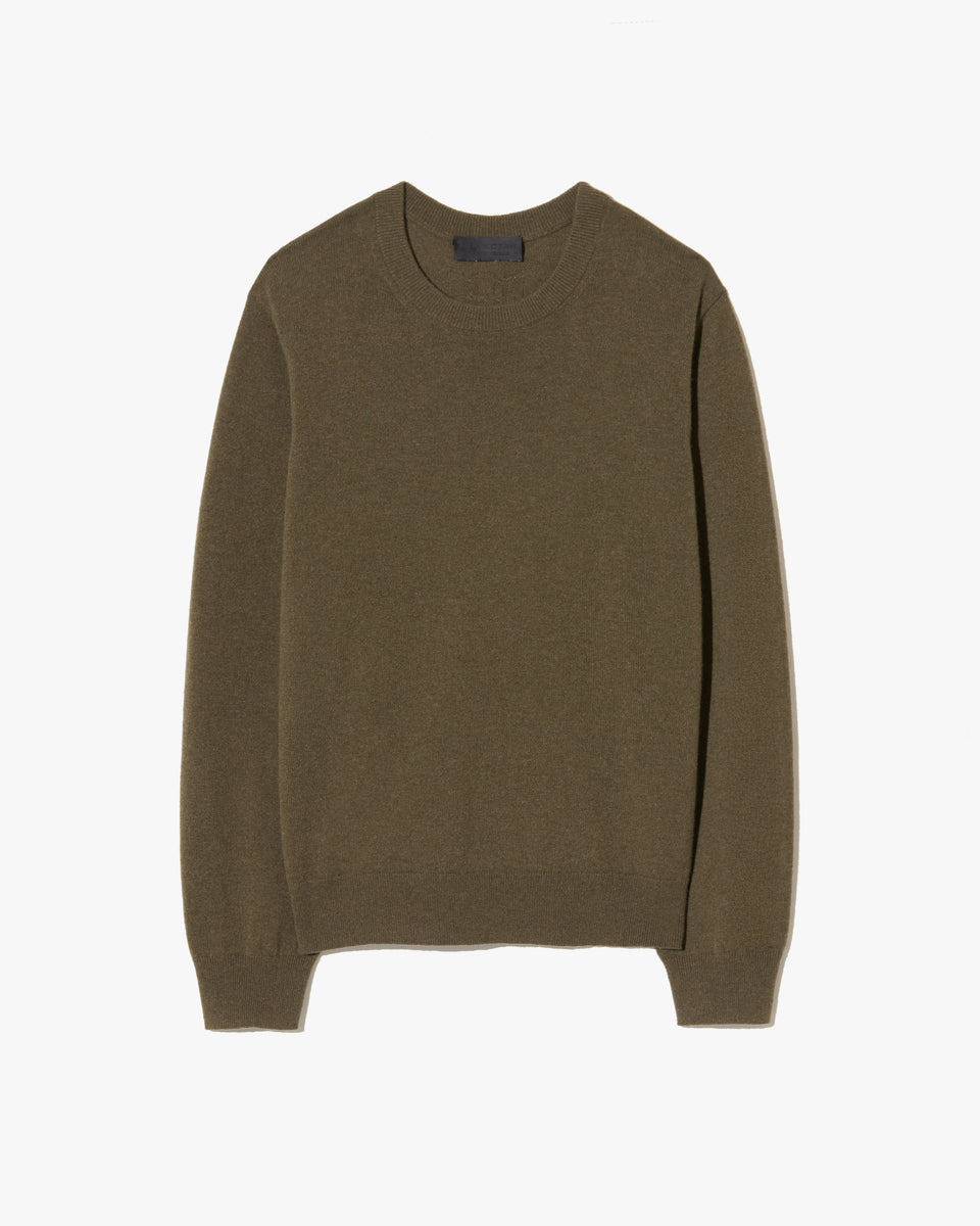 JULIUS CASHMERE SWEATER IN DARK MOSS