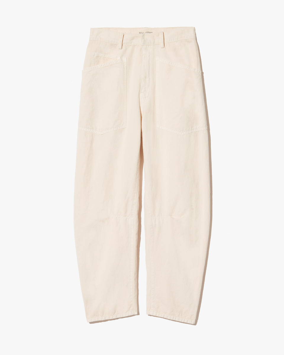 SHON LINEN PANT IN STONE