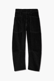 SHON CORDUROY PANT IN JET BLACK