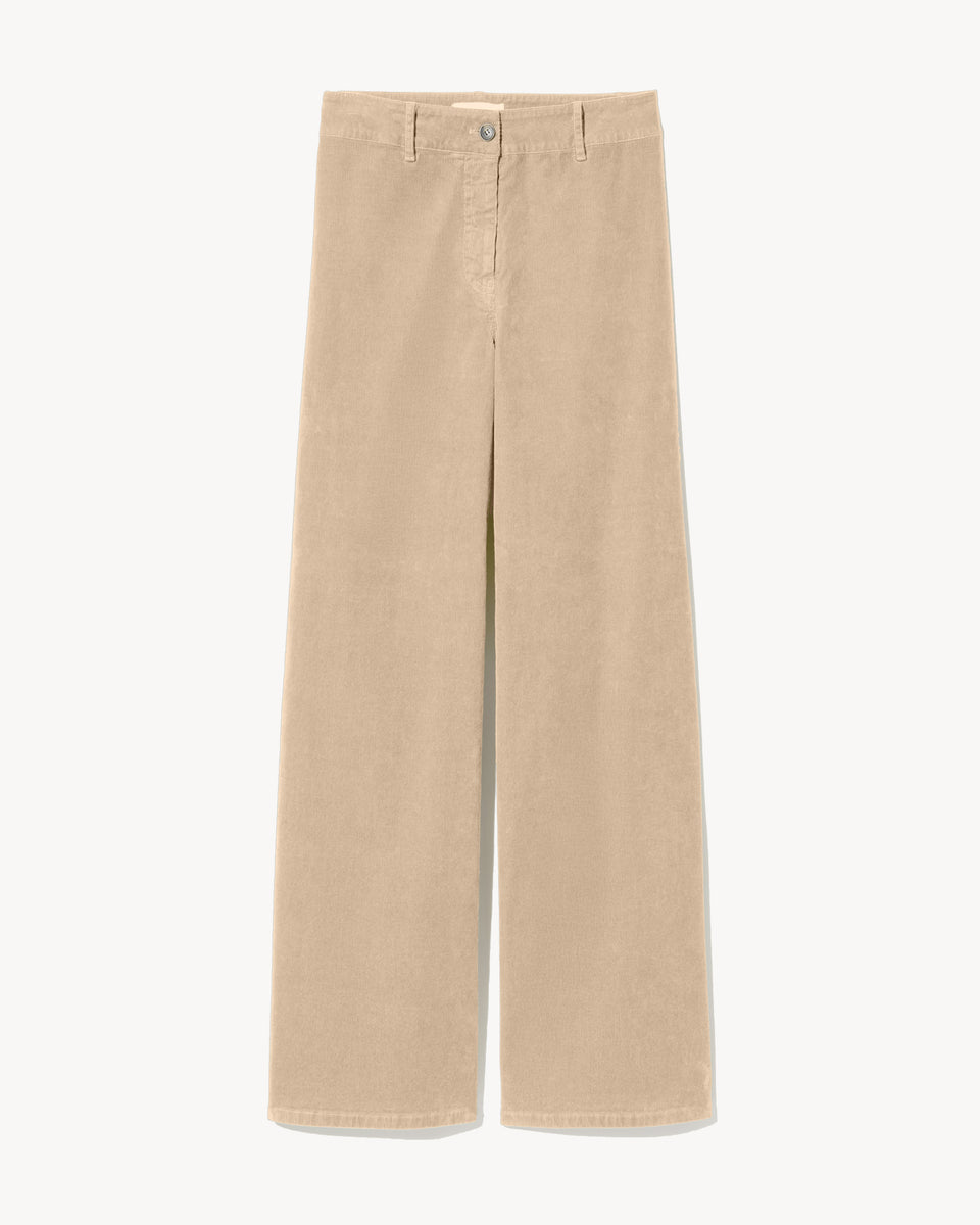 MEGAN CORDUROY PANT IN SABBIA