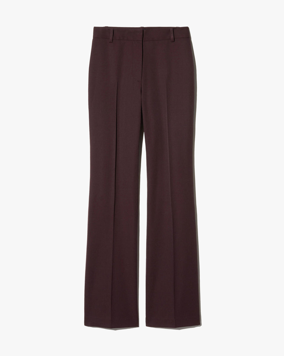 CORETTE WOOL PANT IN OXBLOOD