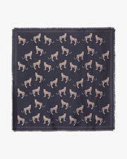 CHEETAH SILK SCARF IN CHEETAH PRINT