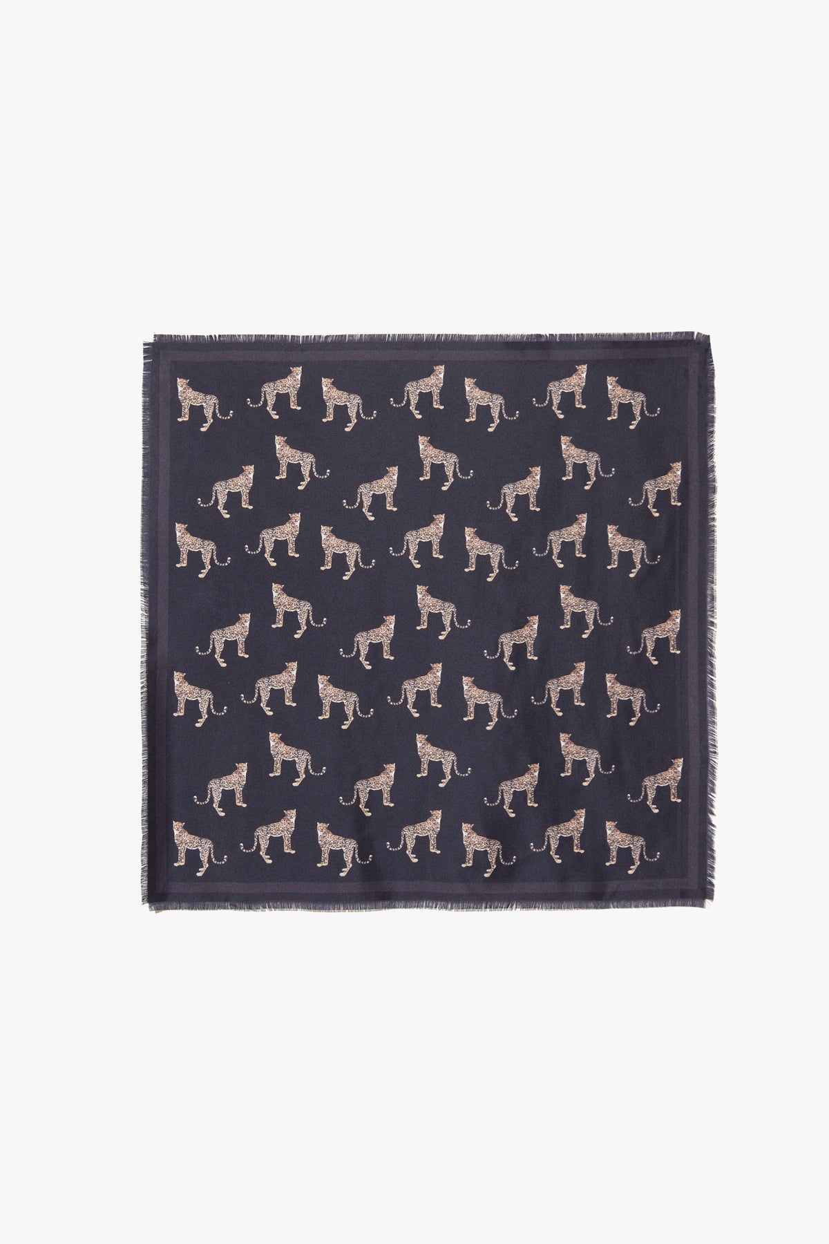 CHEETAH SILK SCARF