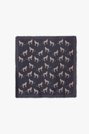 CHEETAH SILK SCARF IN CHEETAH PRINT