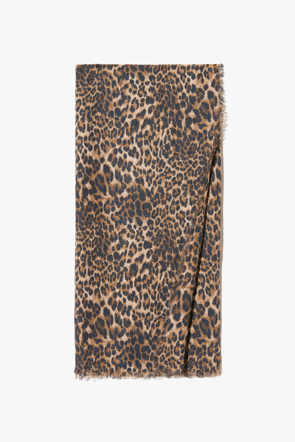 LEOPARD SCARF IN VINTAGE LEOPARD PRINT