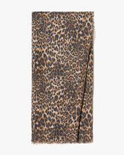 LEOPARD SCARF IN VINTAGE LEOPARD PRINT
