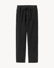 WALKER COTTON PANT IN JET BLACK