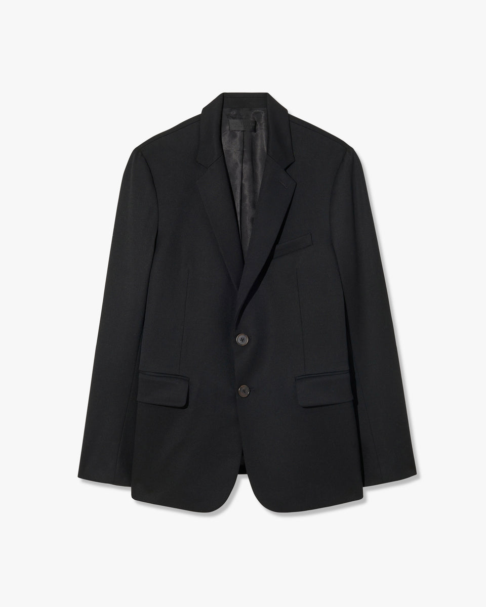 DANIEL BLAZER Men's Single-Breasted Slim Cut Wool Twill Jacket
