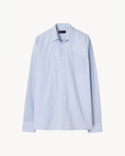FINN SHIRT IN BLUE/WHITE STRIPE