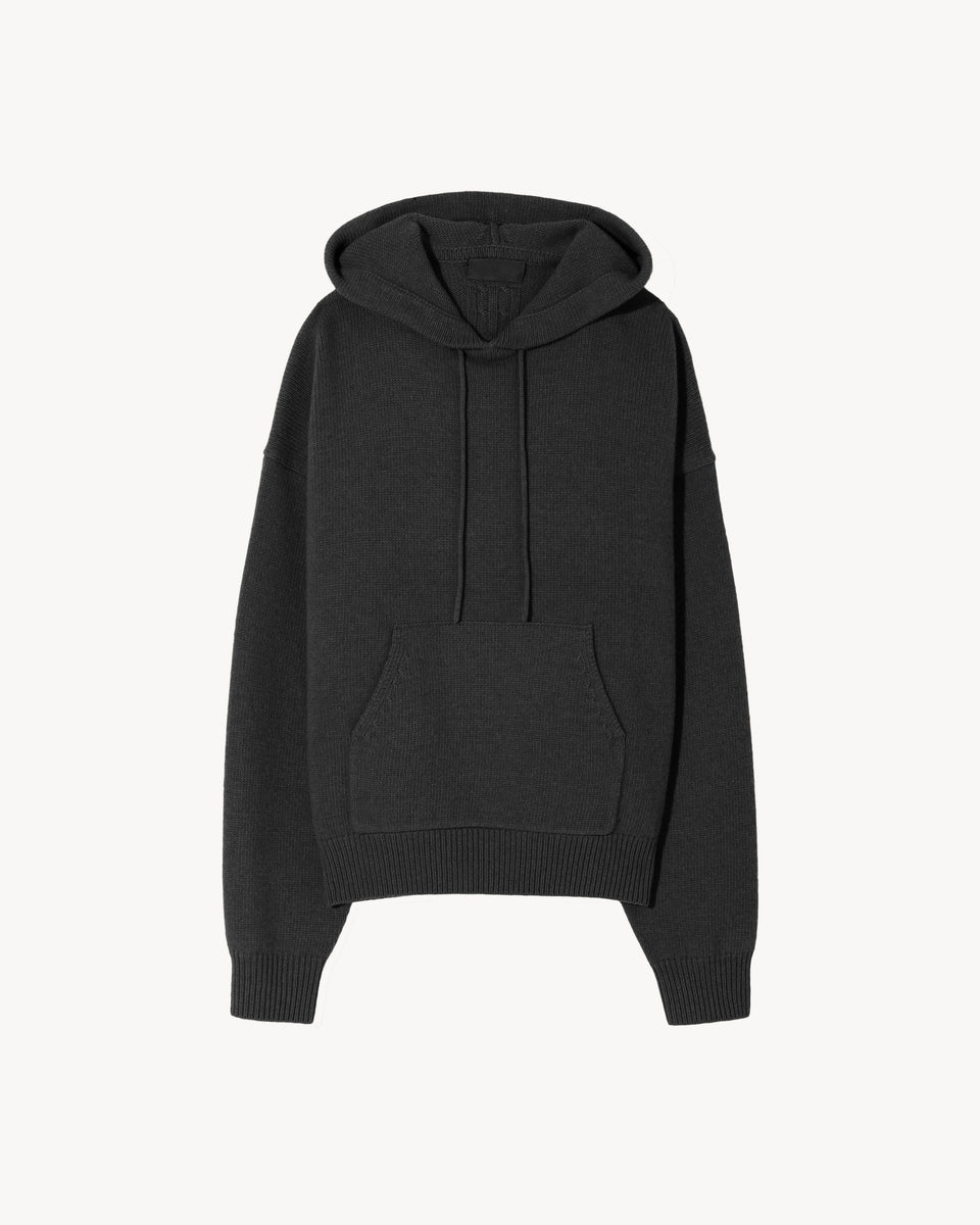 DAGEN HOODIE IN CHARCOAL