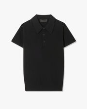 MYLES CASHMERE POLO IN BLACK