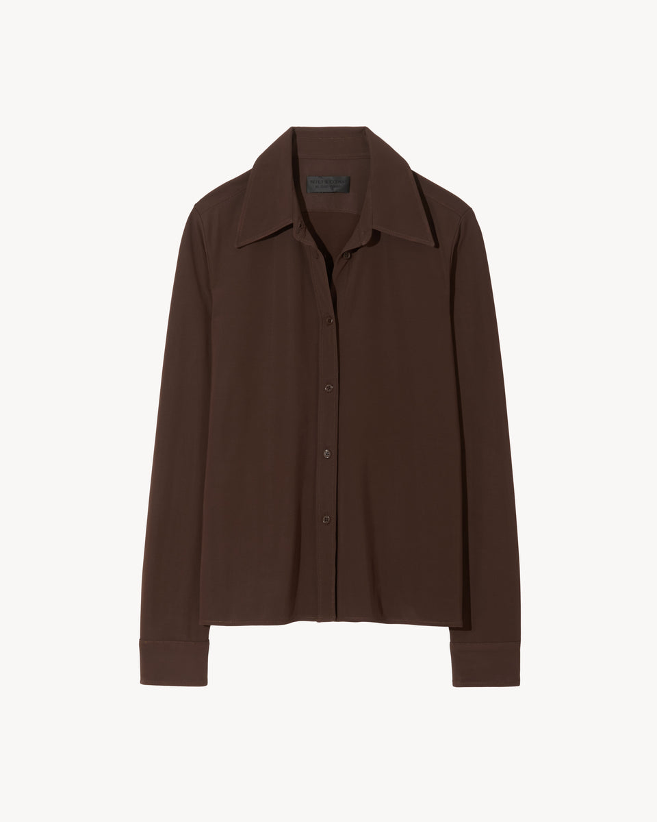 CELESTINE SHIRT IN BROWN
