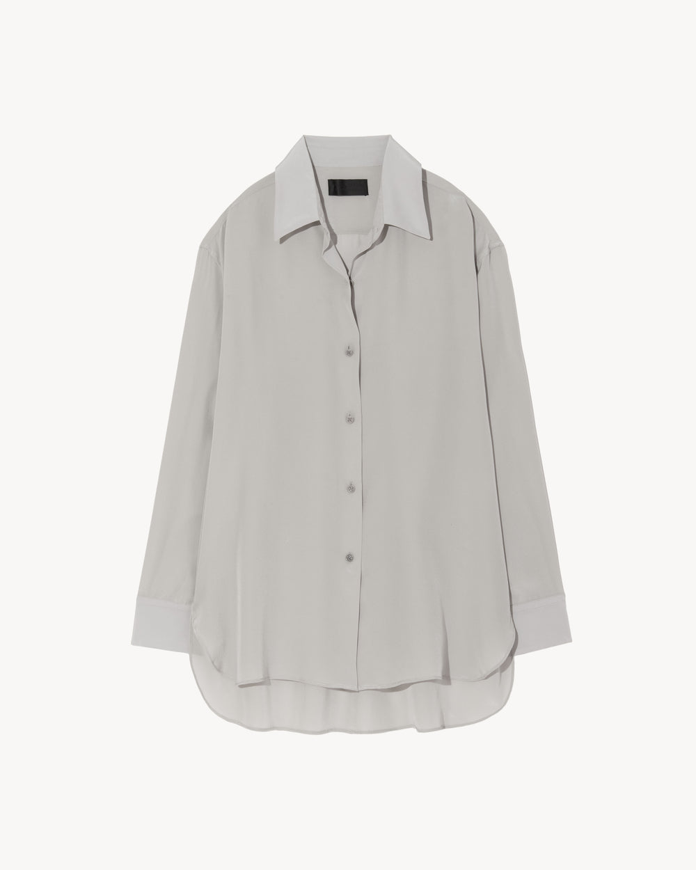 JULIEN SILK BLOUSE IN STORM GREY