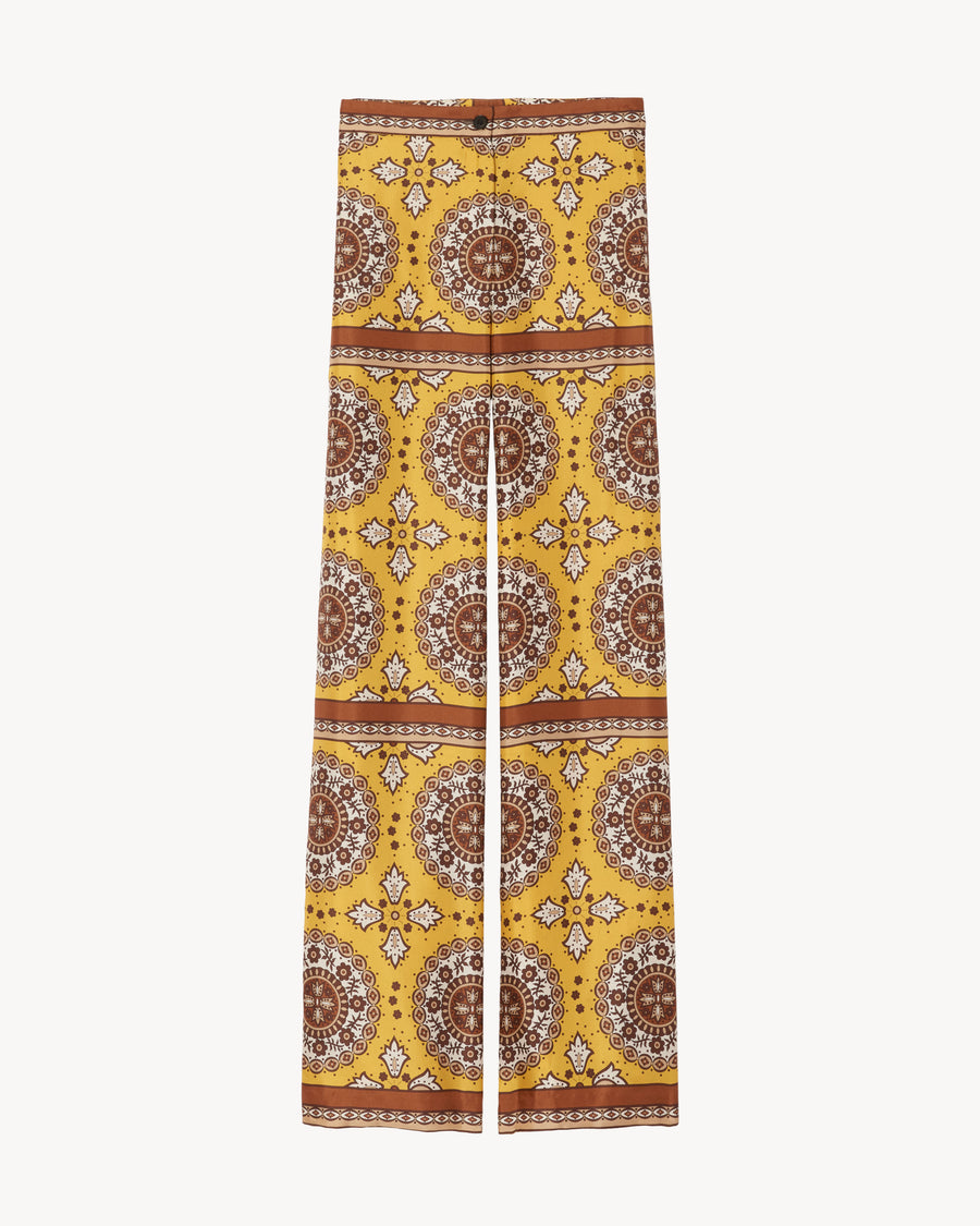 SCARF PRINT YELLOW