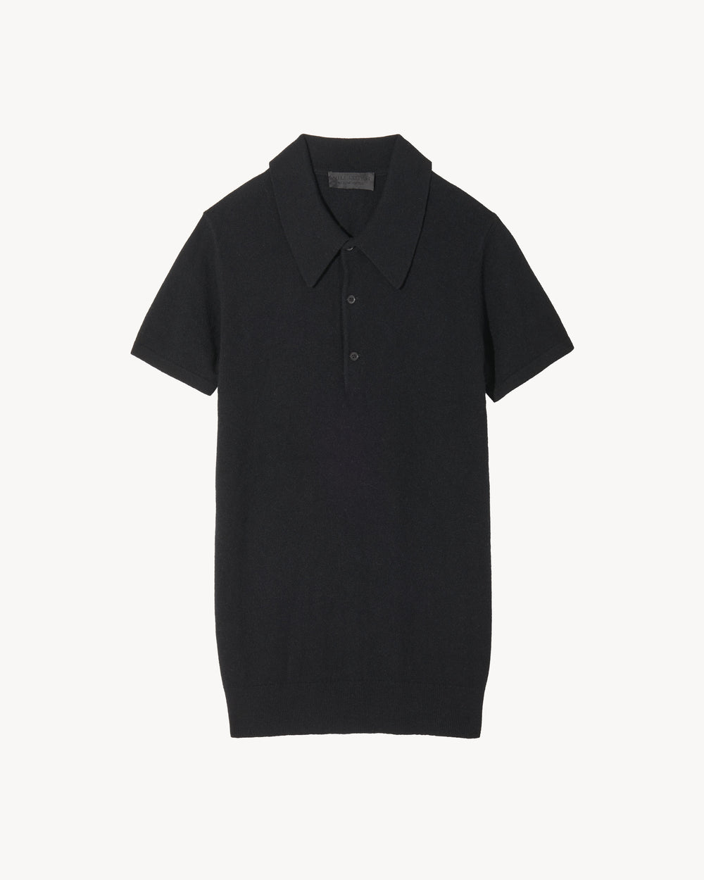 MILOS CASHMERE POLO IN BLACK