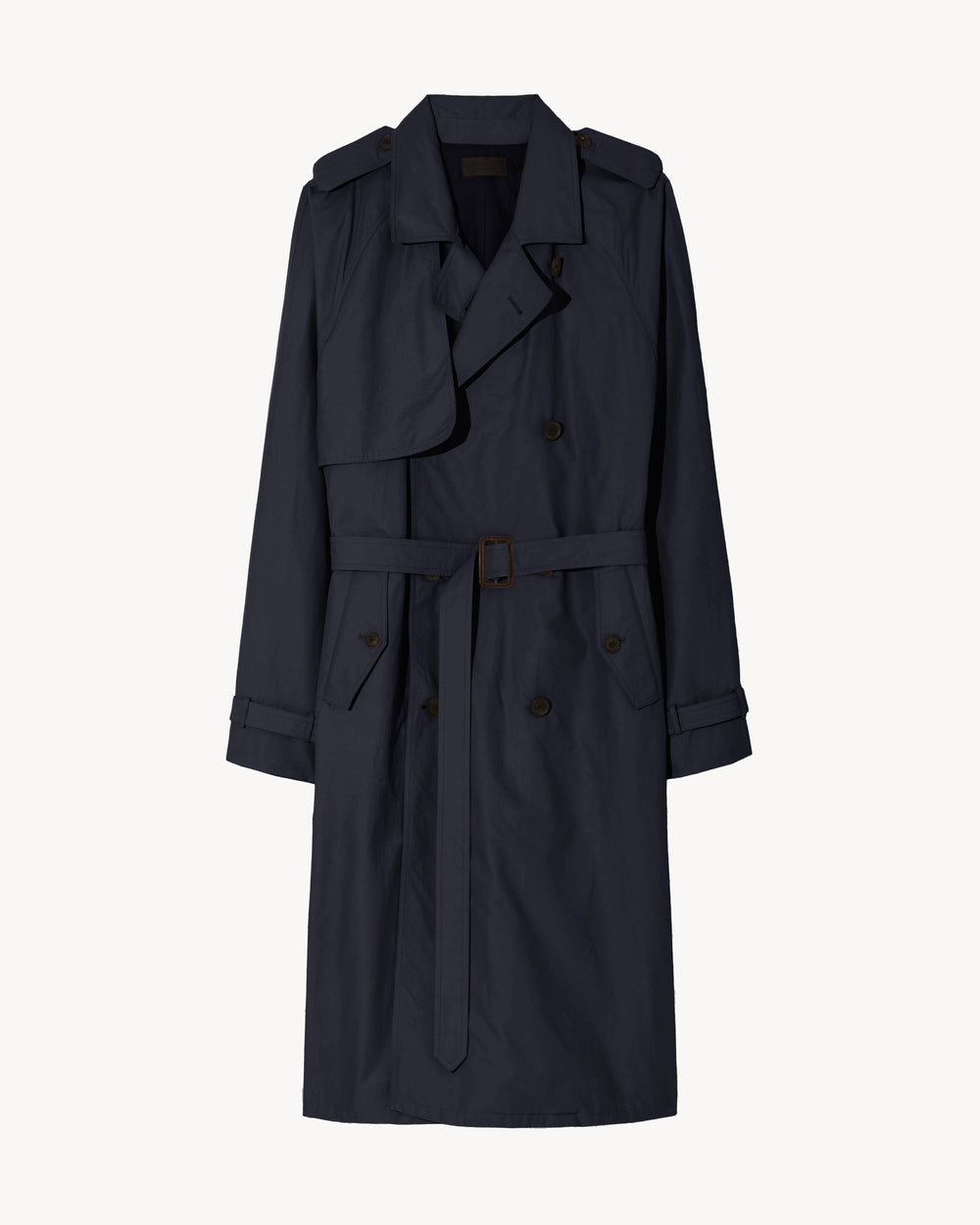 KIERAN TRENCH COAT IN DARK NAVY