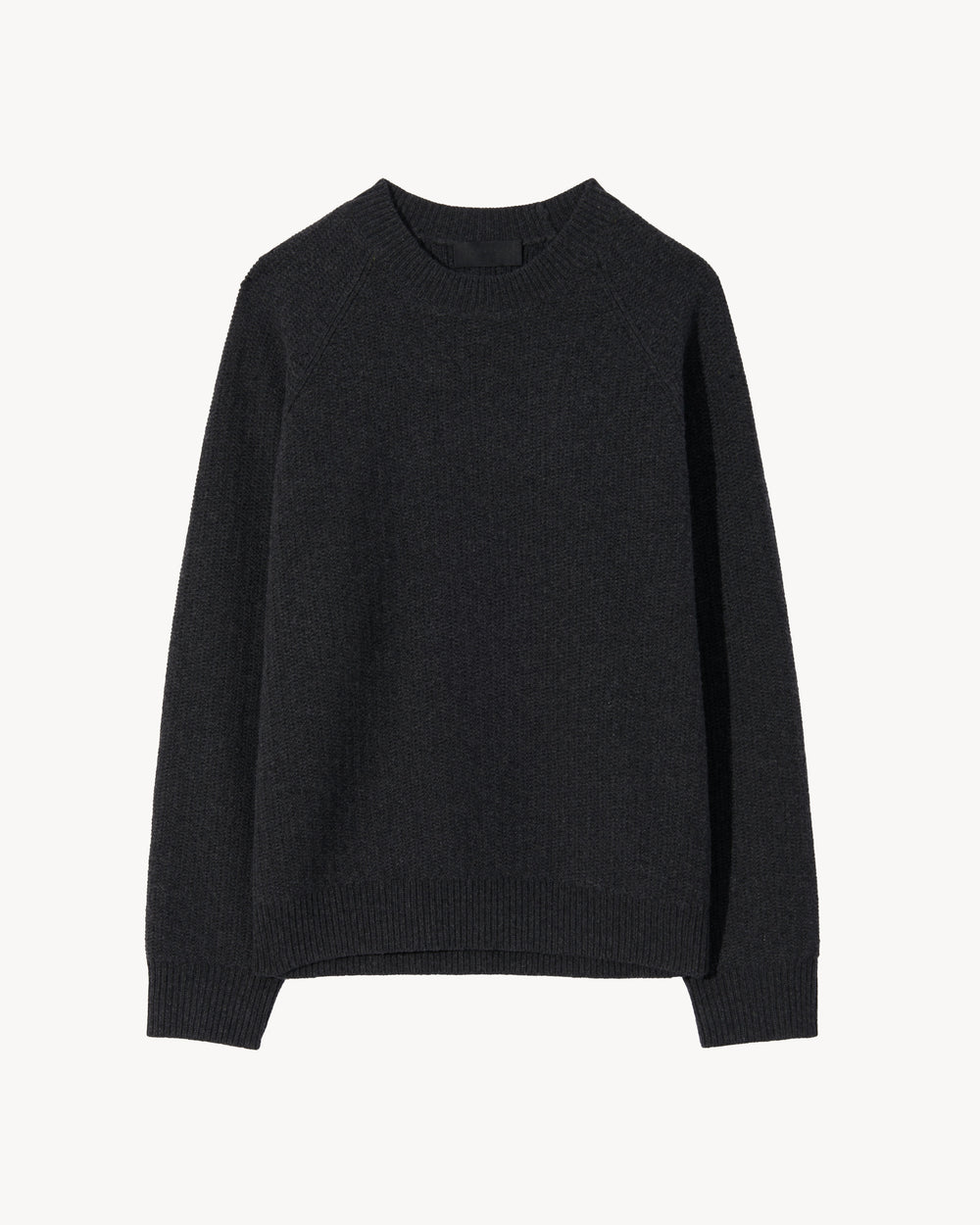 KADIR SWEATER IN CHARCOAL MELANGE