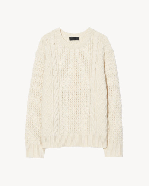 OWEN SWEATER IN IVORY