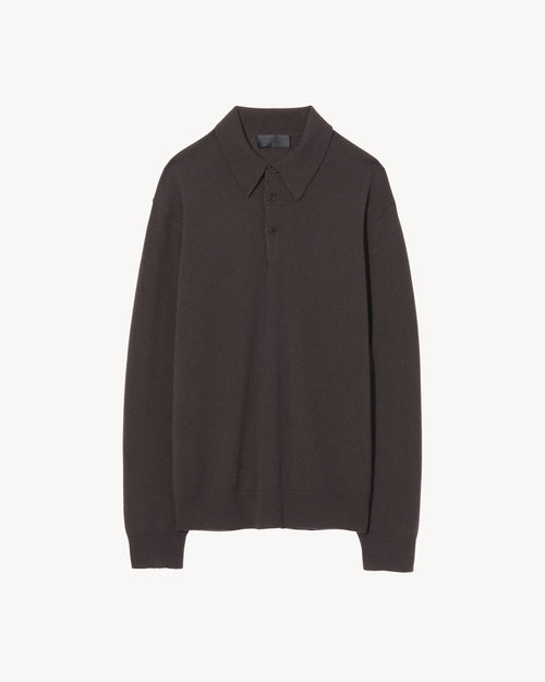 JOVAN CASHMERE POLO IN UMBER