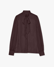 CARINA TOP IN OXBLOOD